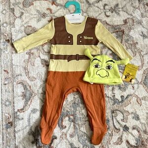 Kids One Piece Costume - Brown and Green
